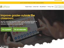 Tablet Screenshot of edplace.com
